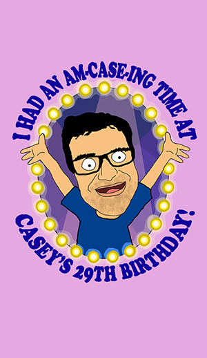 A Bob's Burgers themed party favor for my friend Casey.