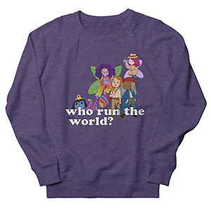 Who run the world? Girls! Available on Threadless.